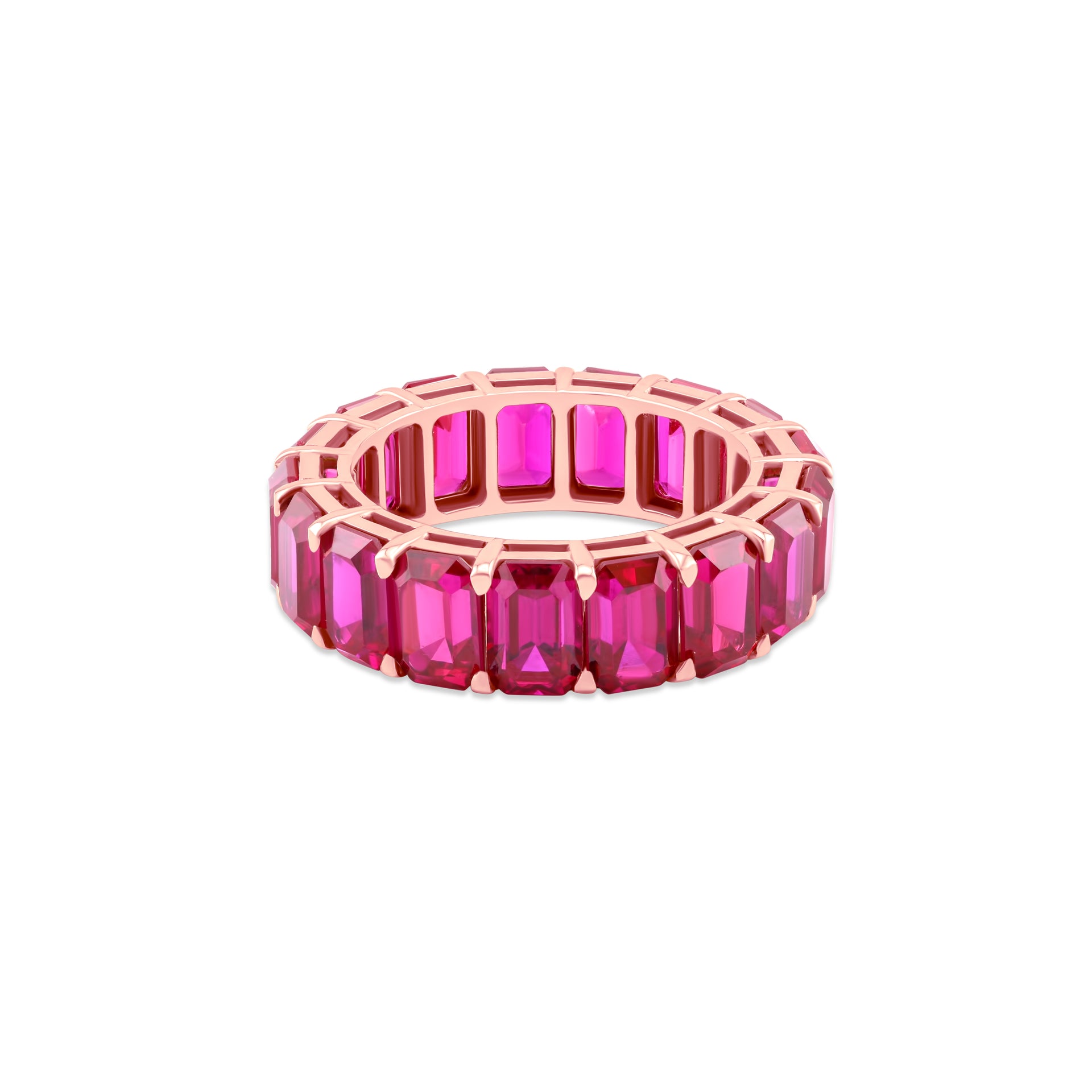 Rose Gold Ruby Ring