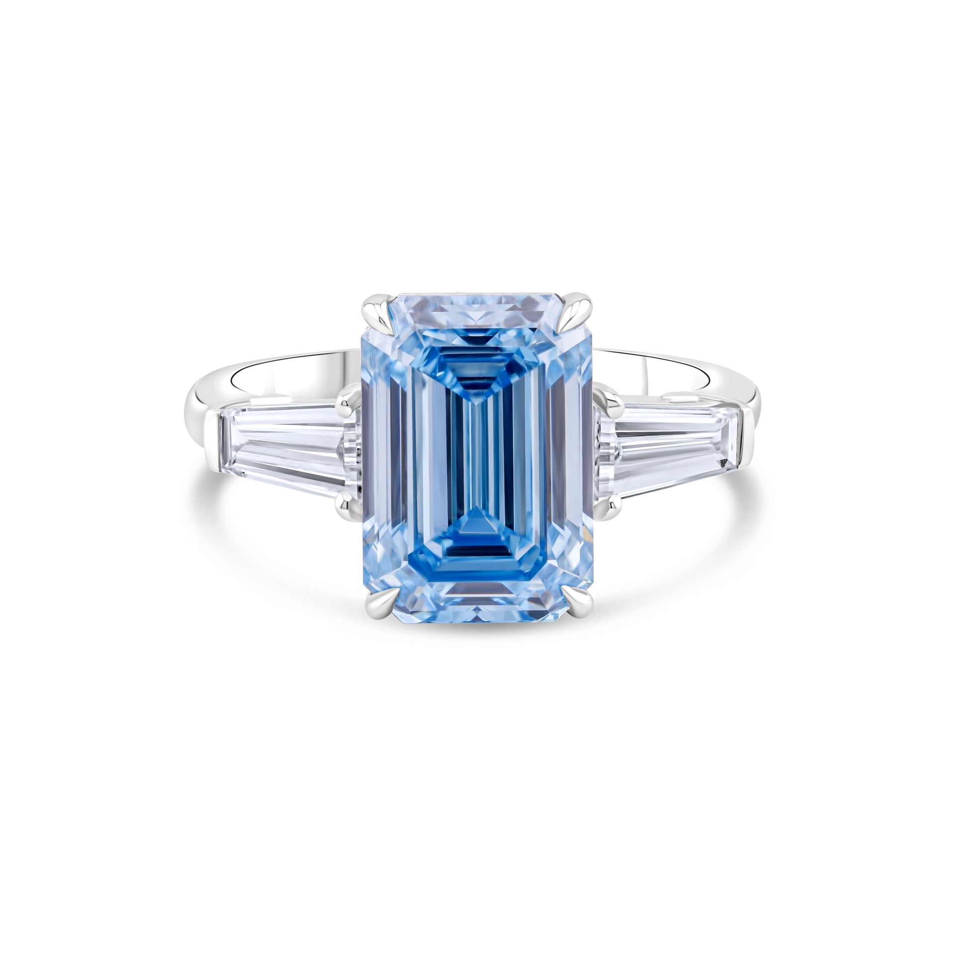 Blue Diamond Ring