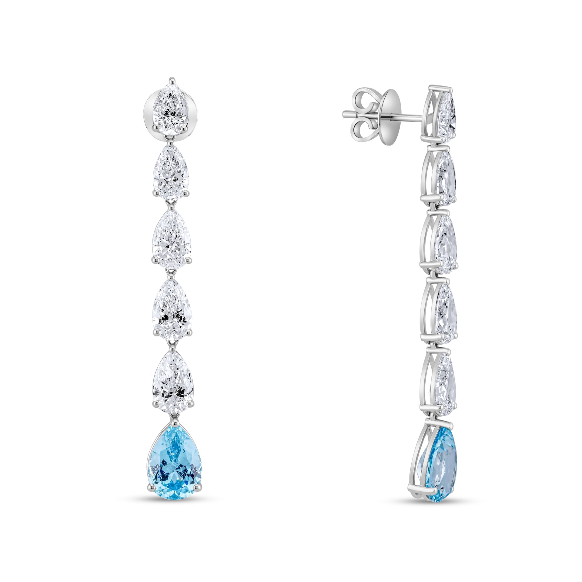 Paraiba & Diamond Earrings