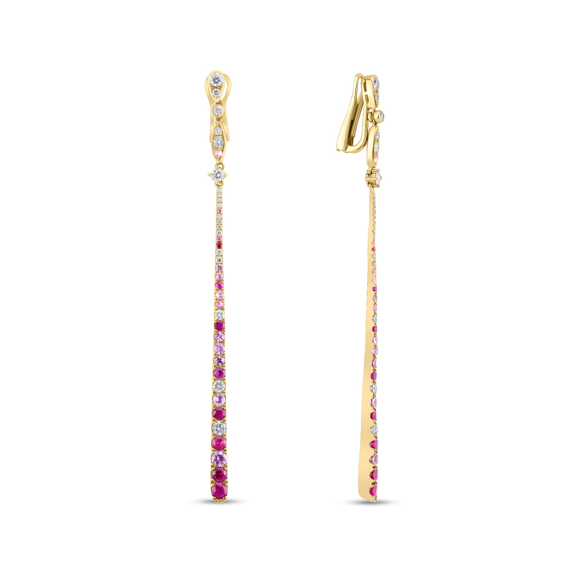 Rubies & Diamond Earrings