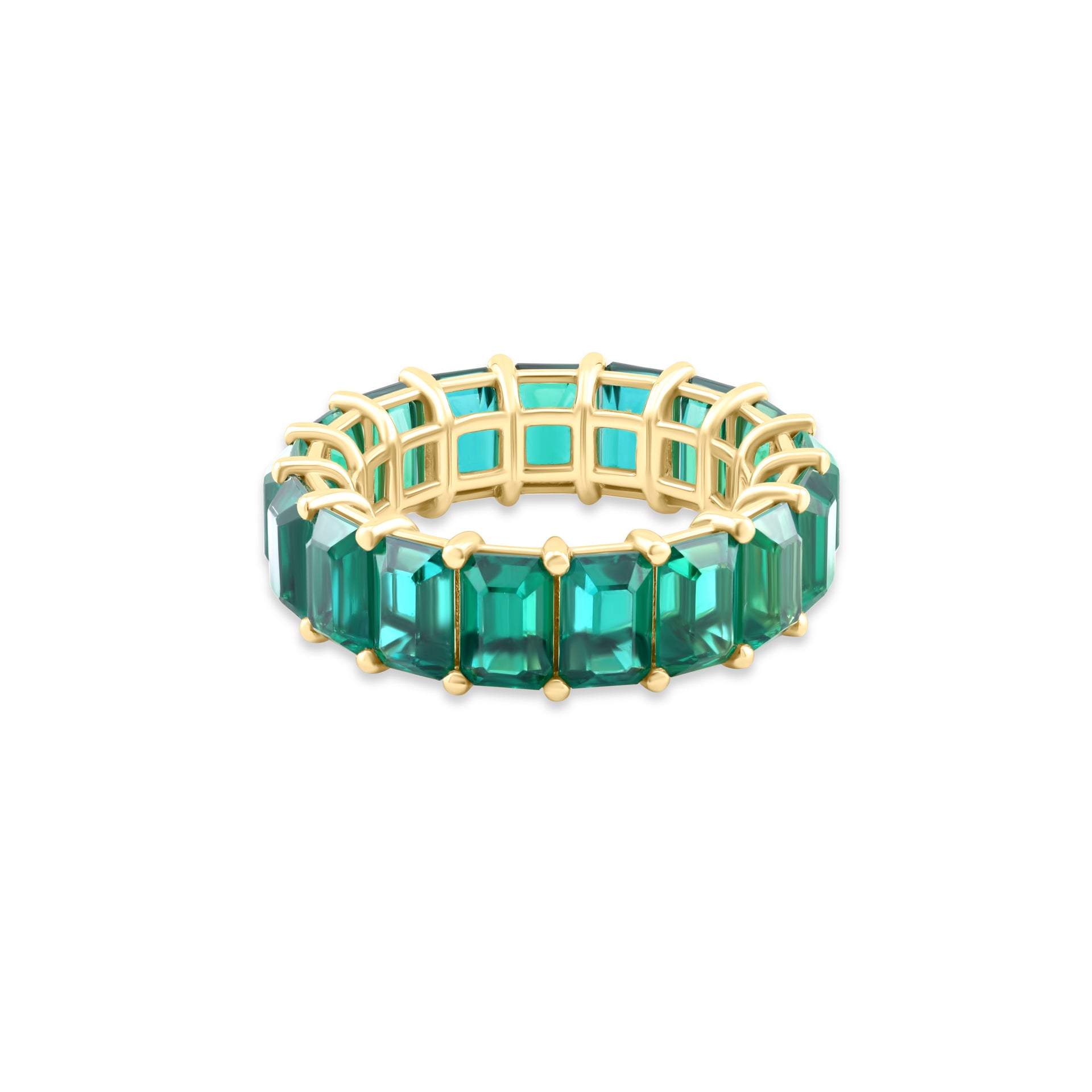 Yellow Gold Emerald Ring