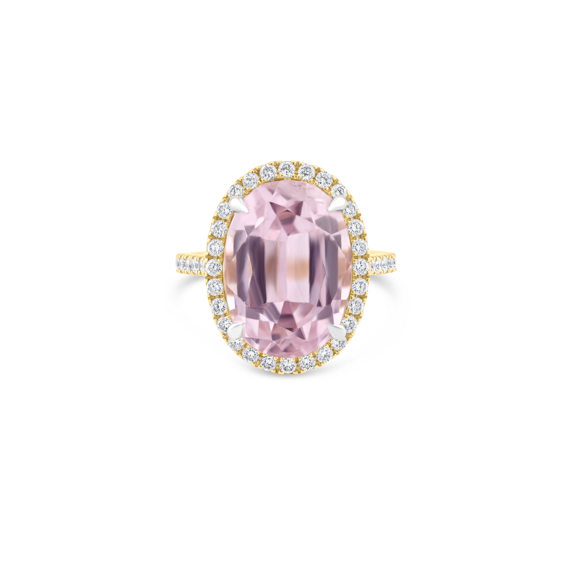Morganite Diamond Ring