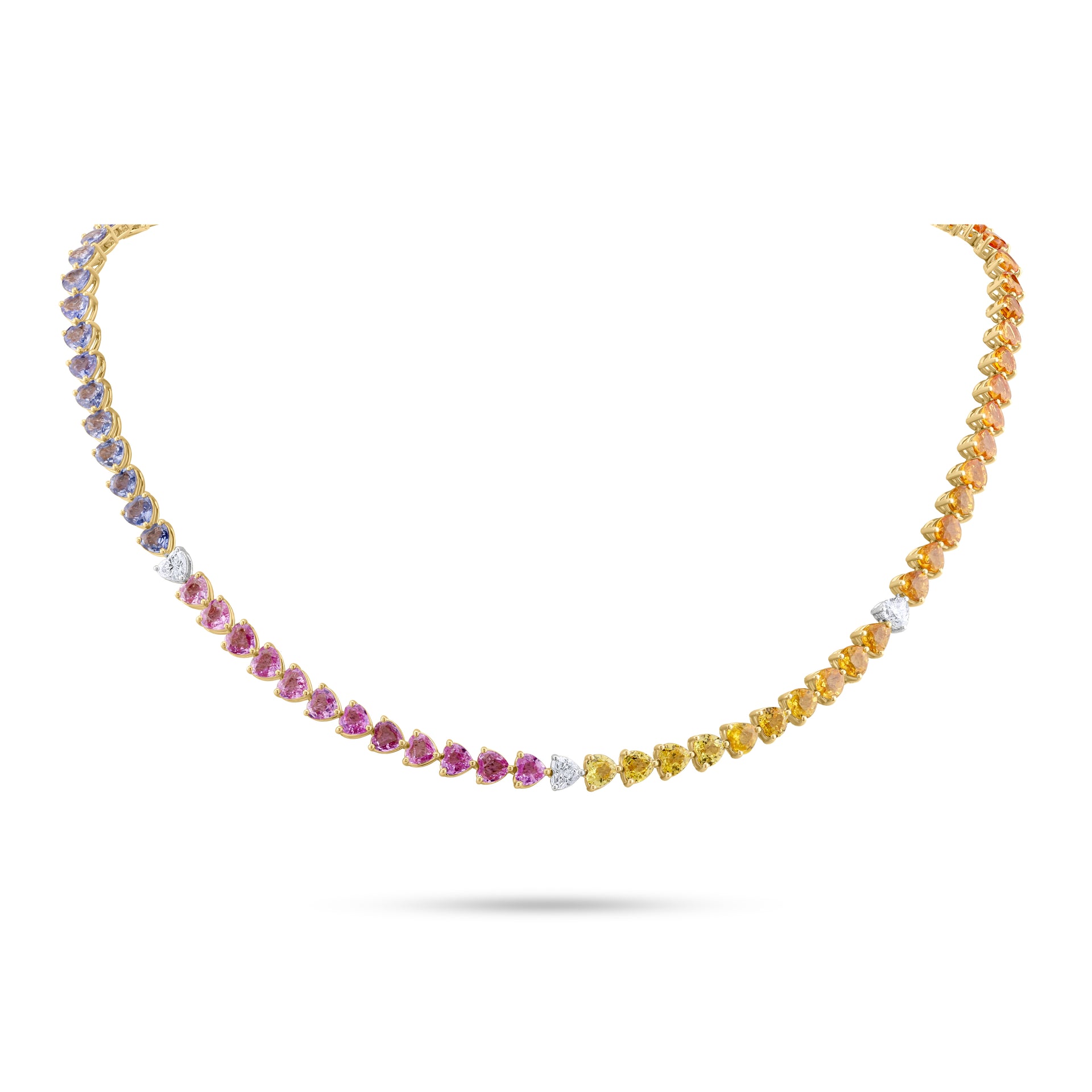 Sapphires & Diamond Necklace