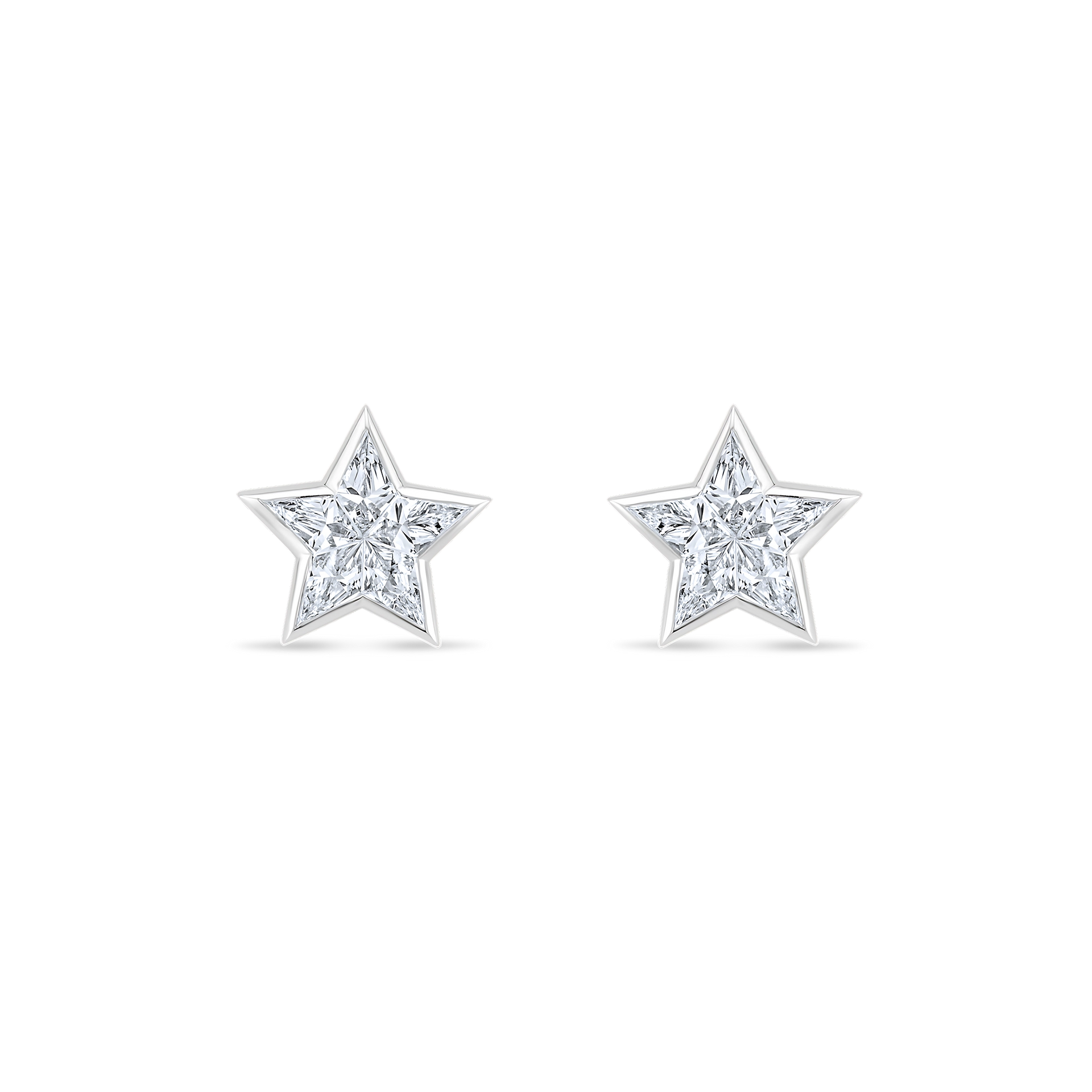 STAR DIAMOND STUD EARRINGS