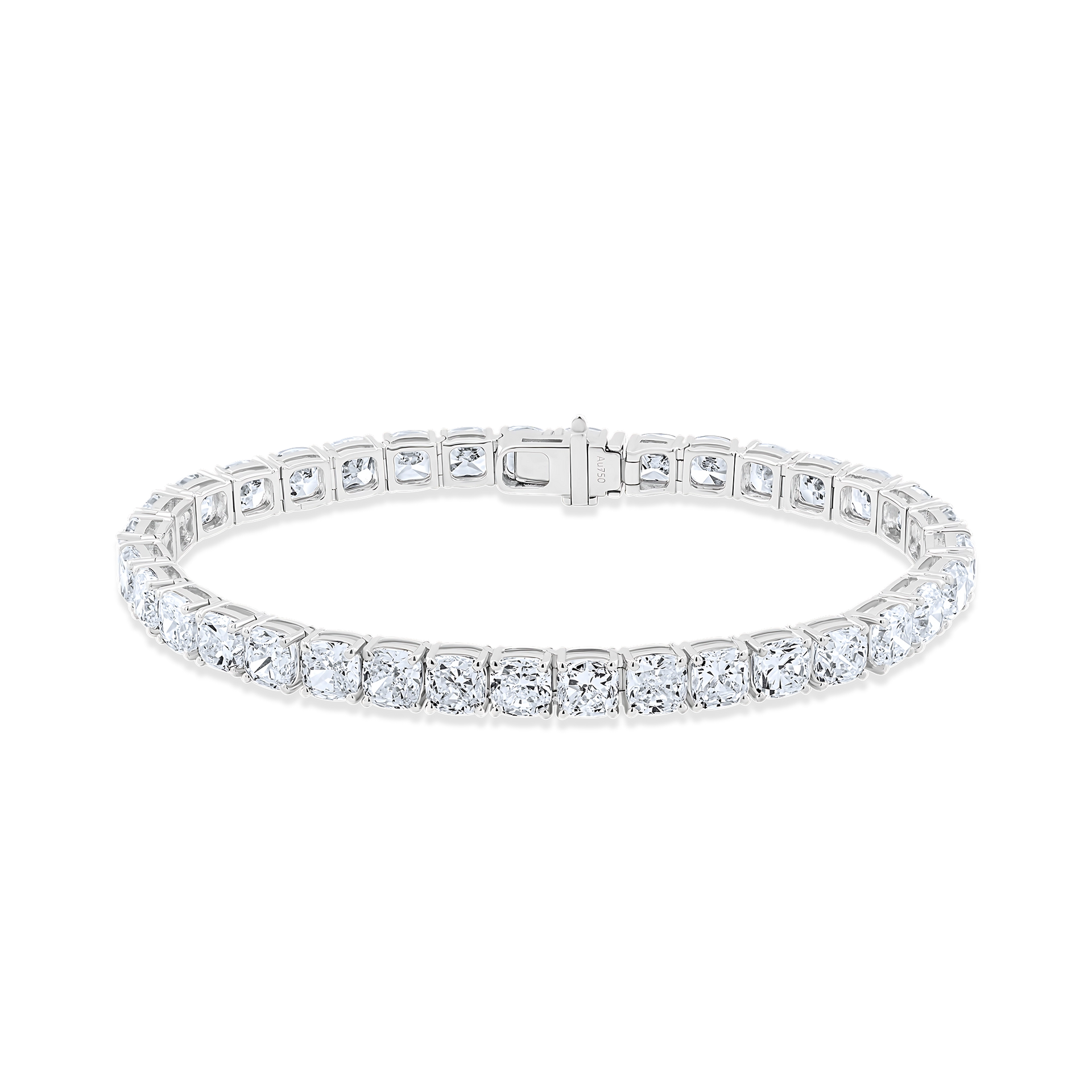 CUSHION DIAMOND TENNIS BRACELET