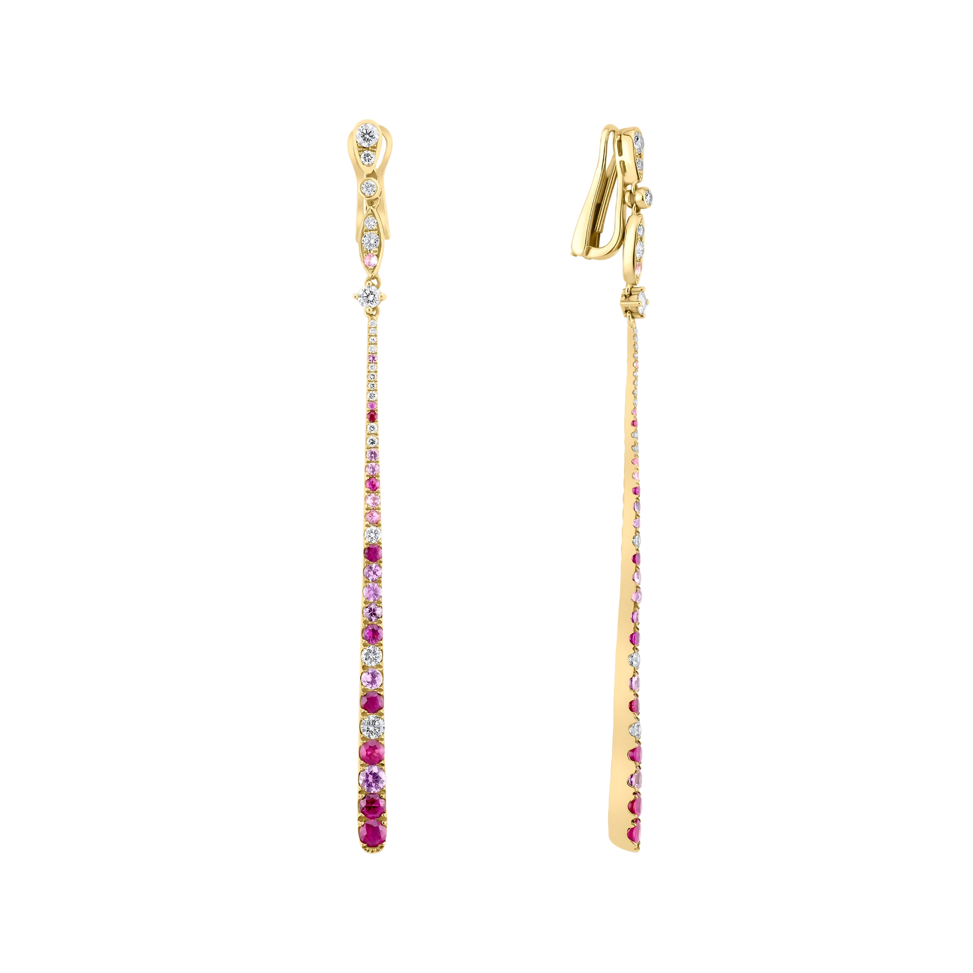 Rubies & Diamond Earrings