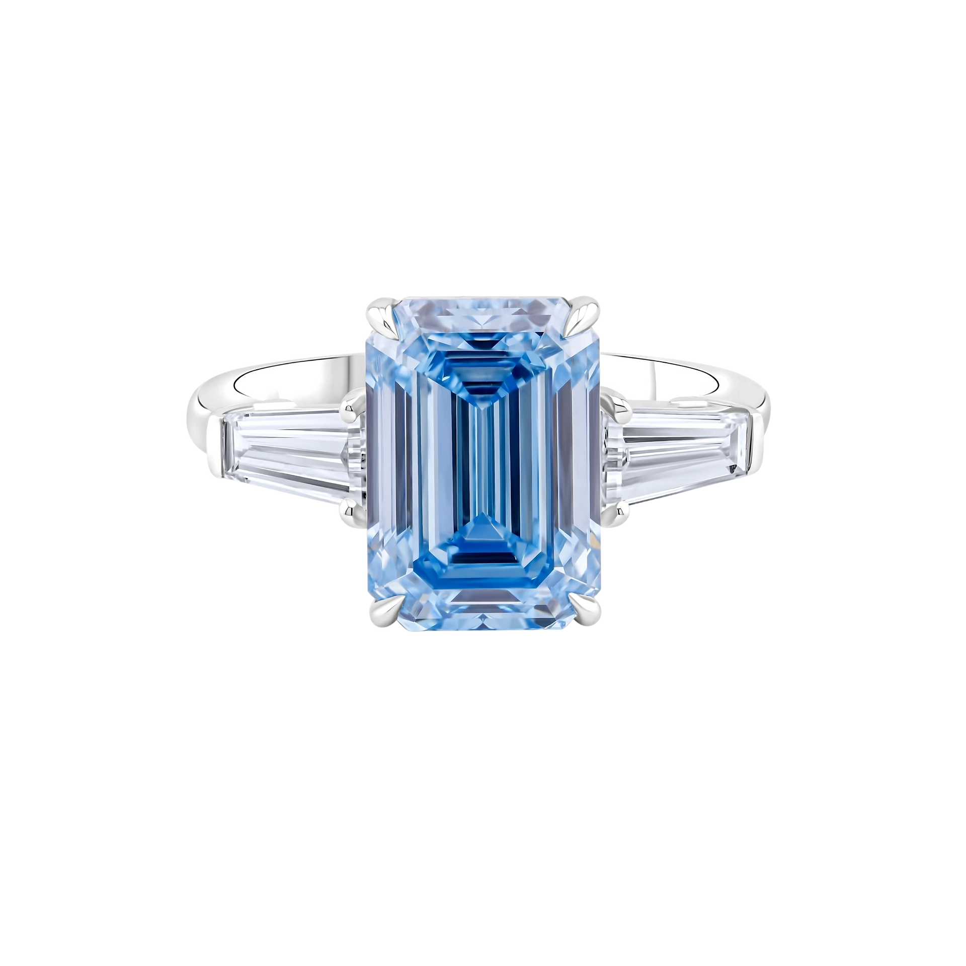 Blue Diamond Ring