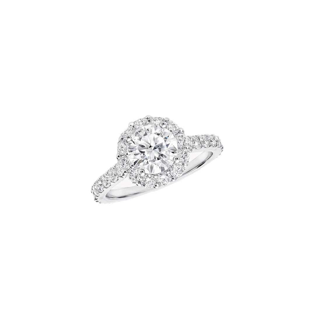 CLASSIC HALO DIAMOND RING