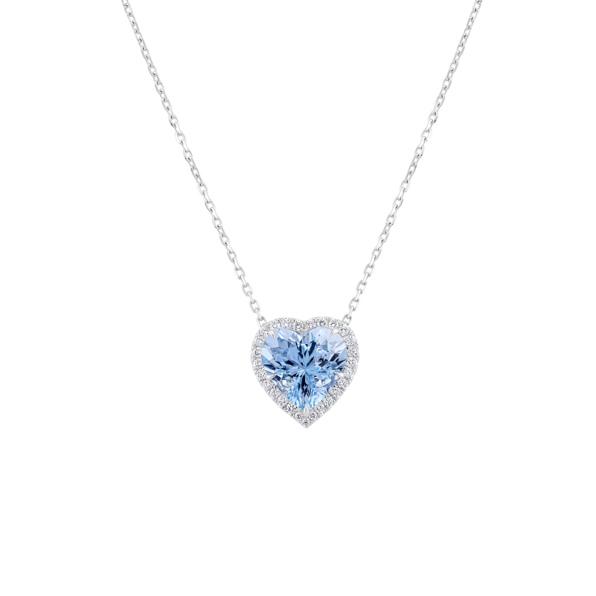 Aquamarine & Diamonds Pendants