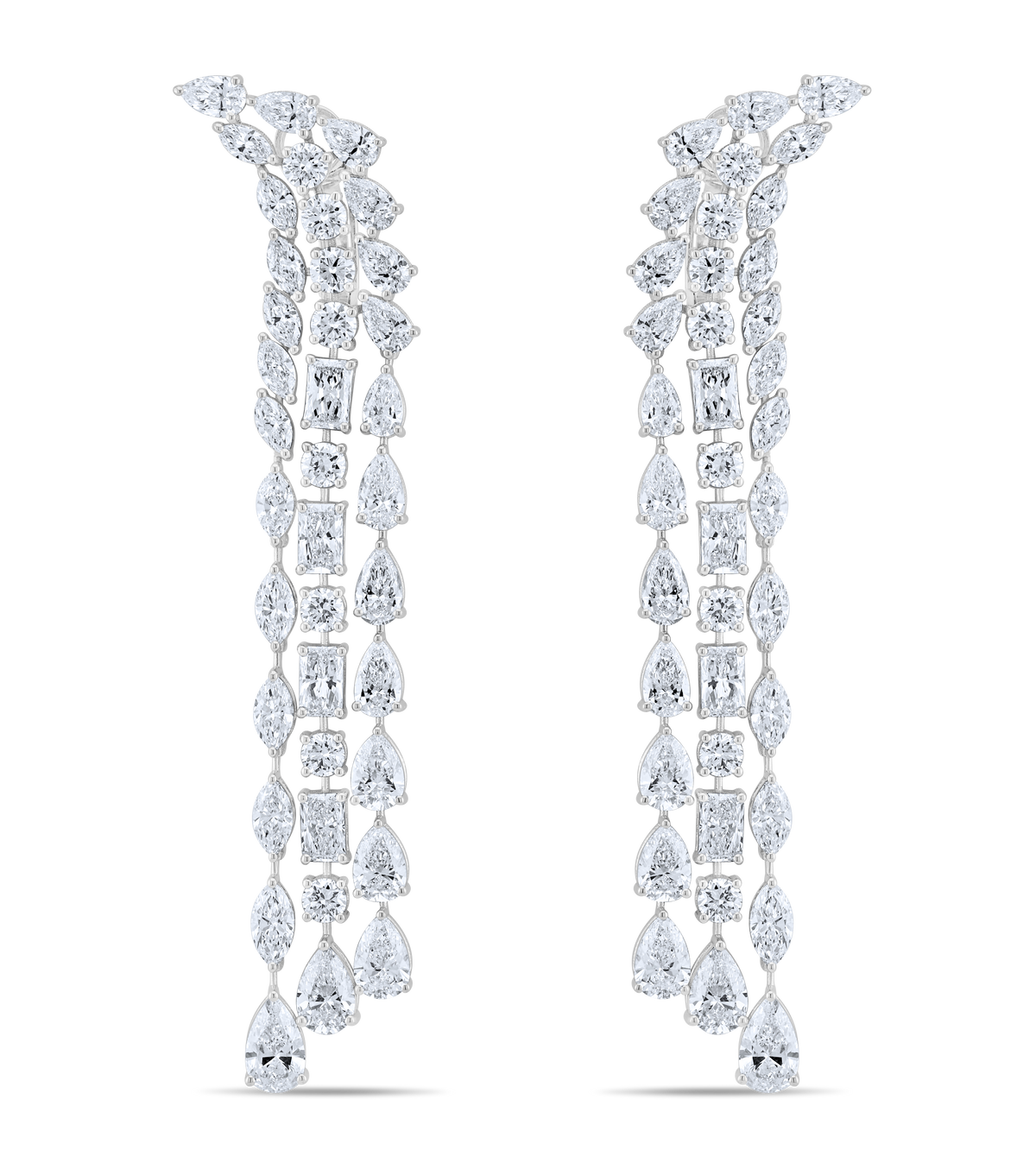 MULTI-SHAPE DIAMOND EARRINGS