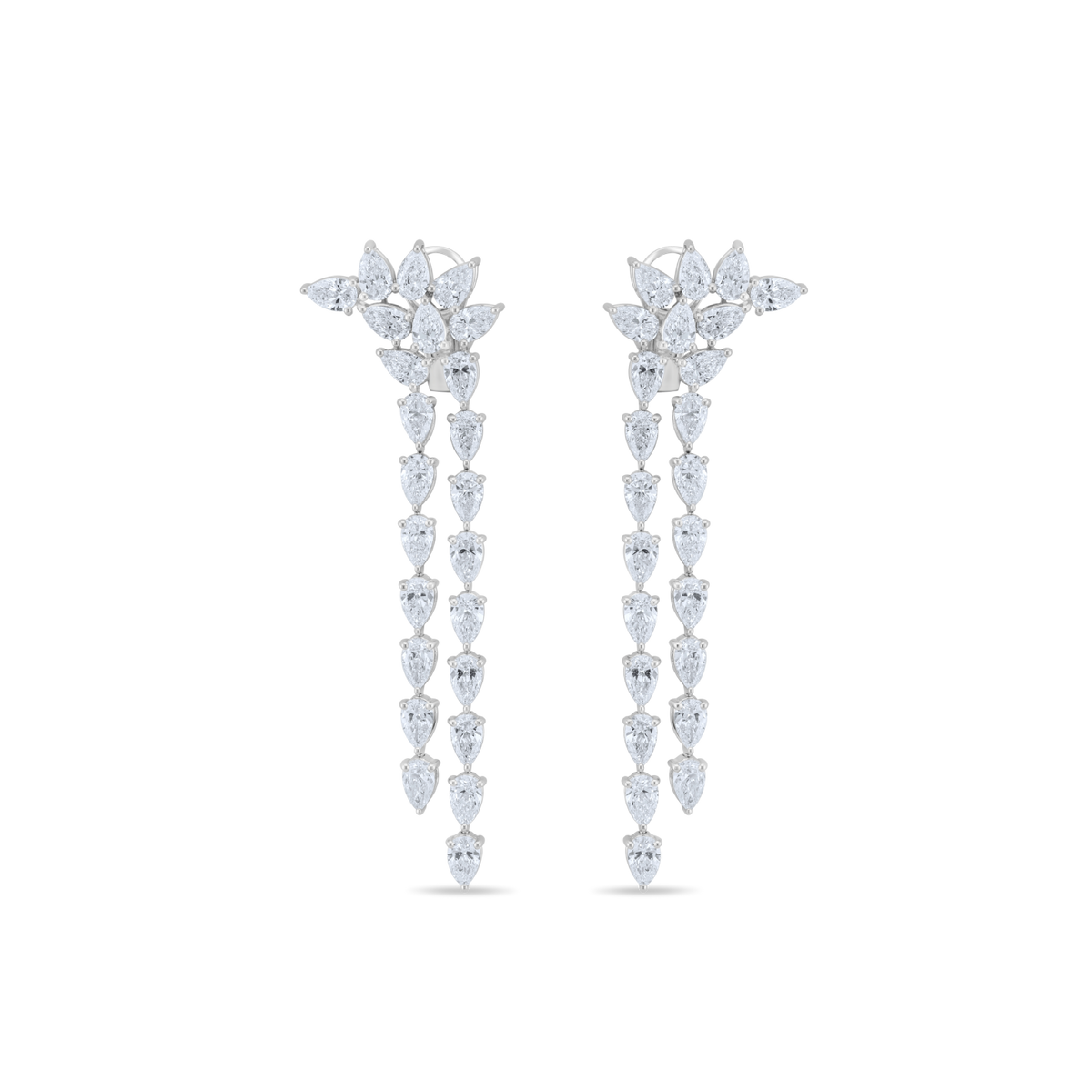 DIAMOND WING DROP EARRINGS