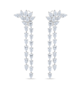 PEAR DIAMOND DROP EARRINGS