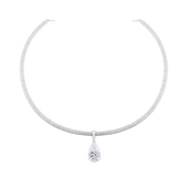 Pear Diamonds Necklace