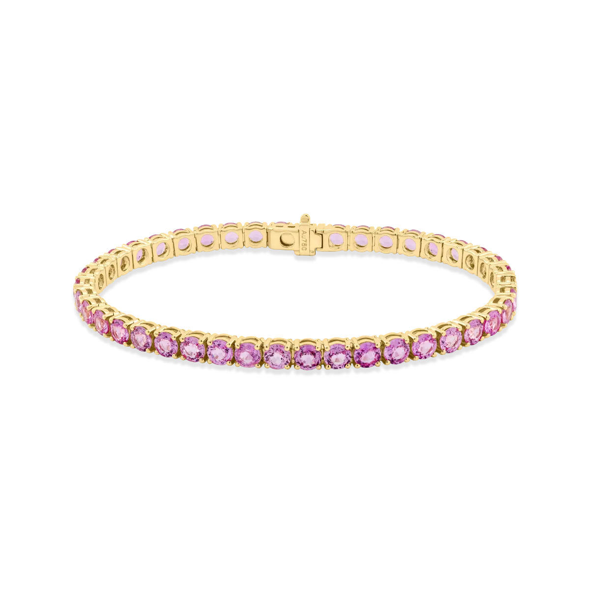 PINK SAPPHIRE TENNIS BRACELET