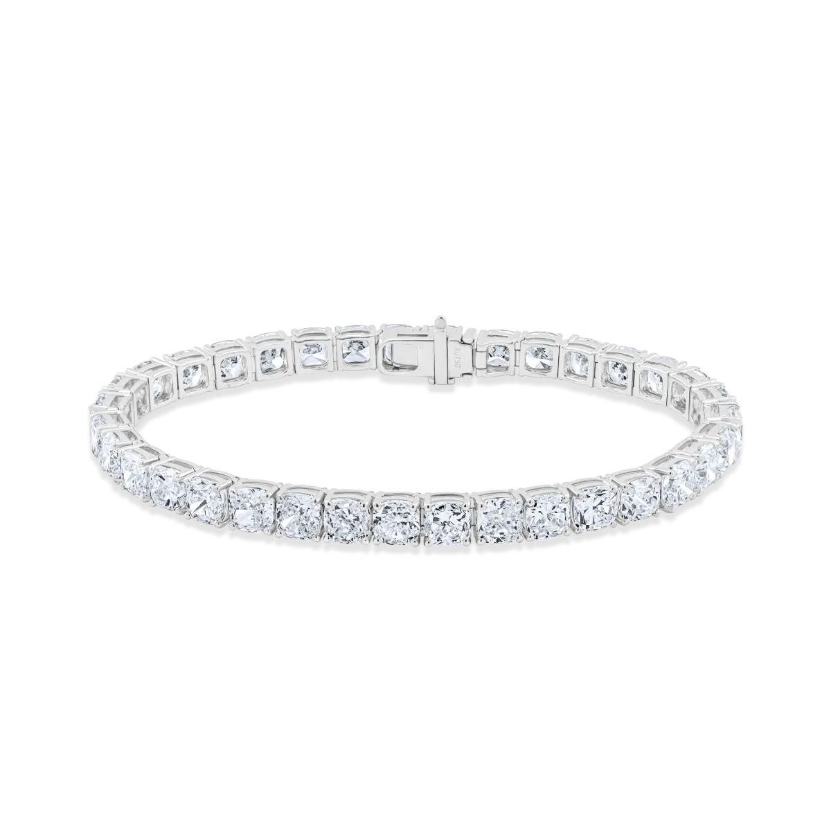 CUSHION DIAMOND TENNIS BRACELET