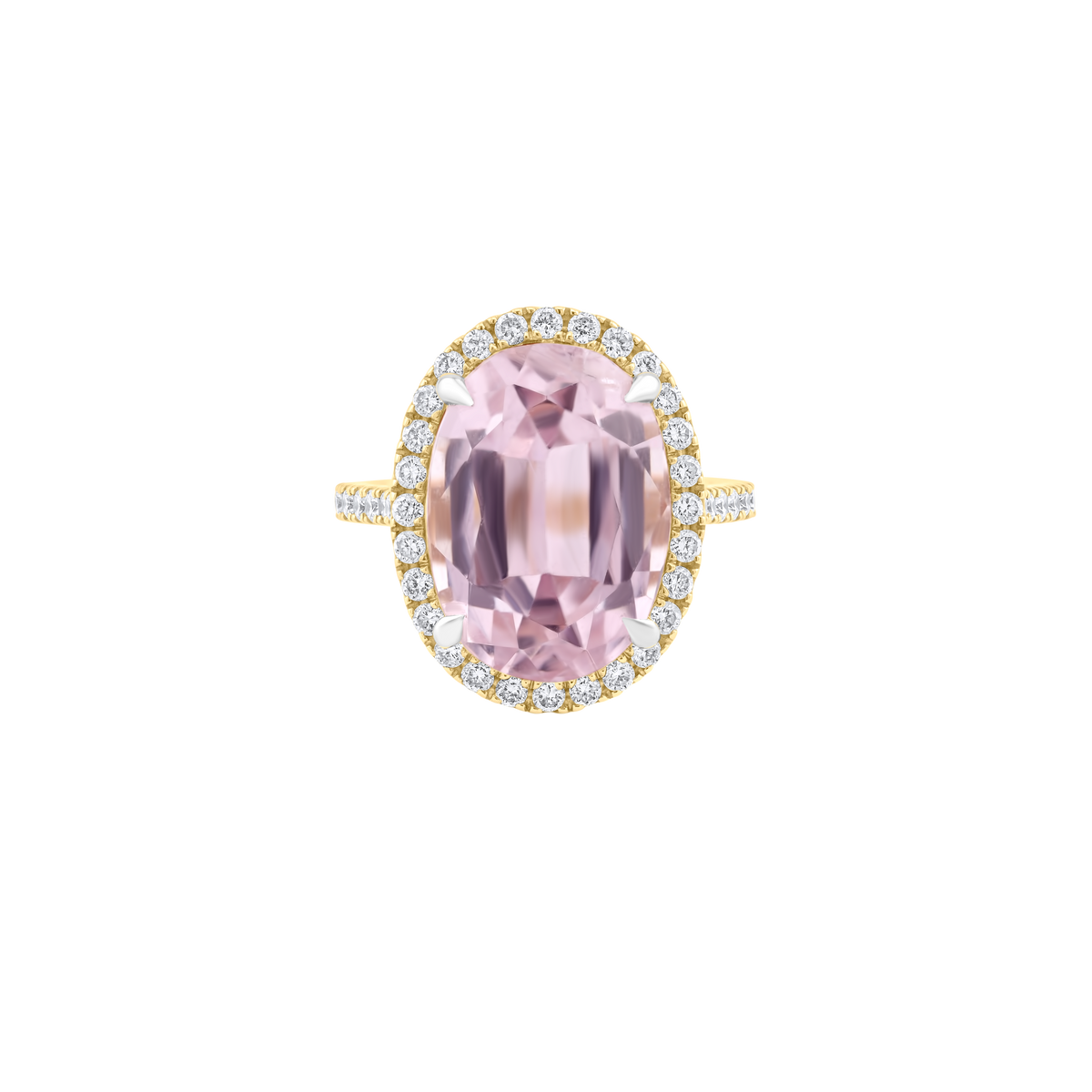 OVAL DIAMOND PINKY RING