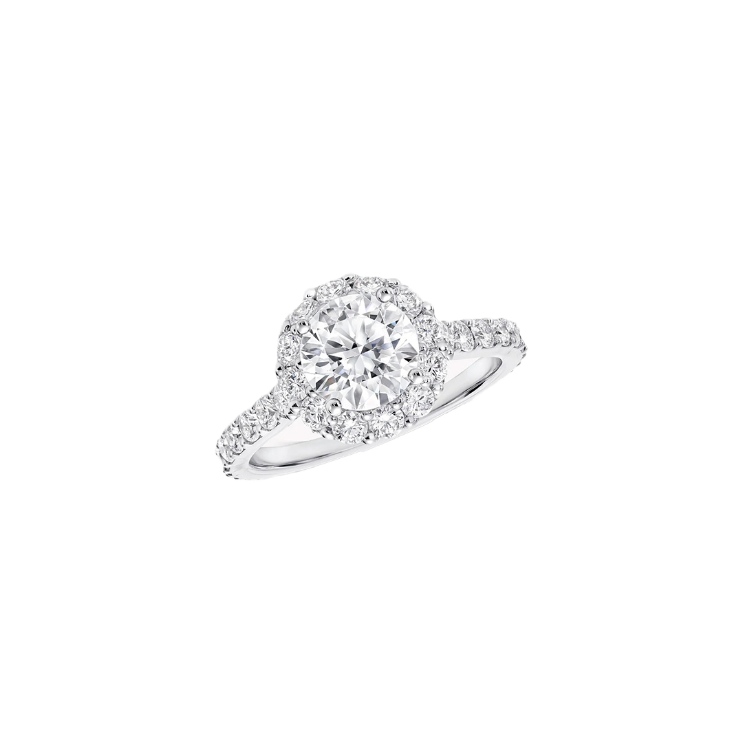 CLASSIC HALO DIAMOND RING