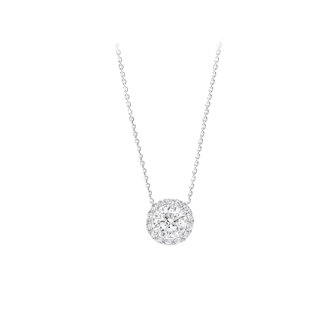 ROUND HALO DIAMOND PENDANT