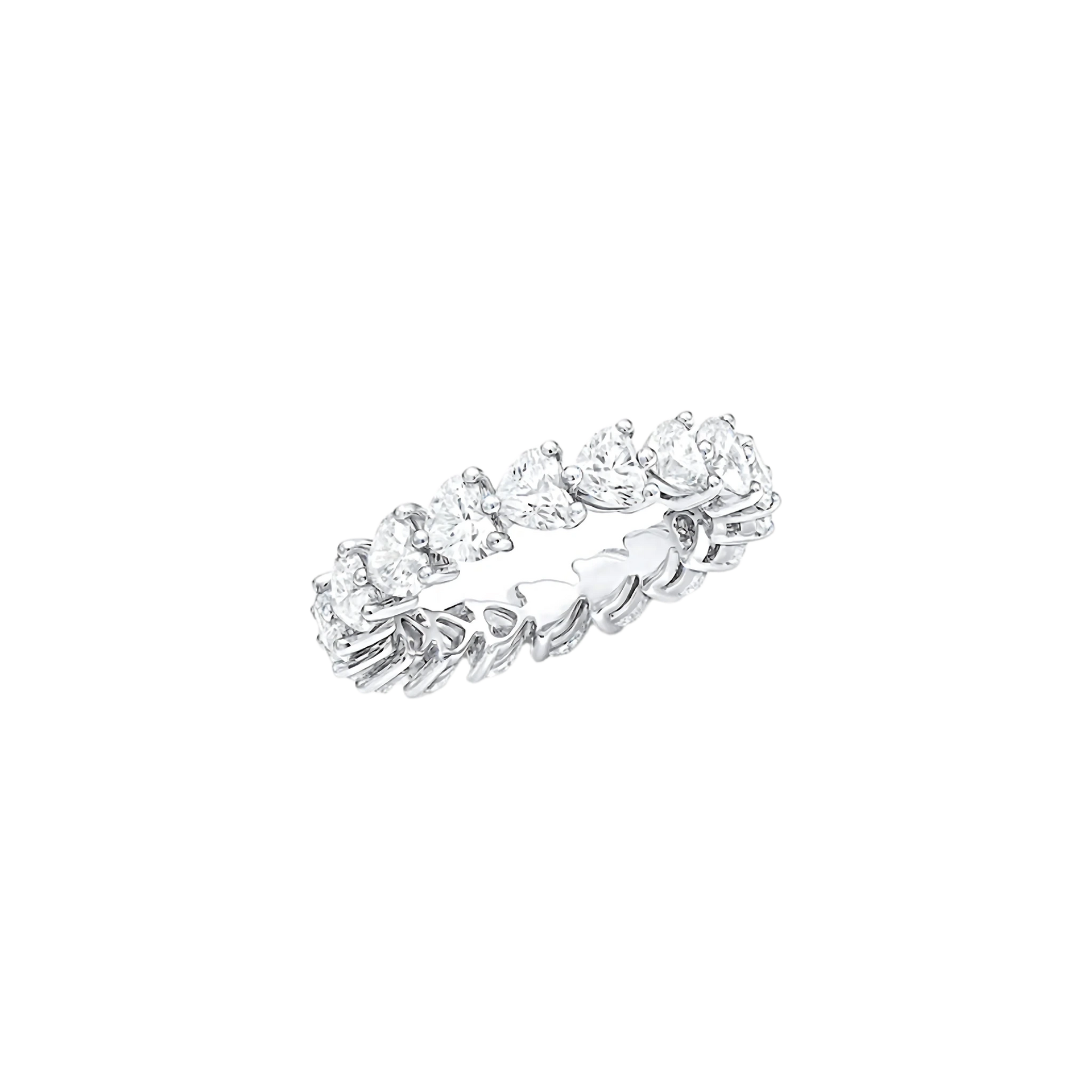 HEART DIAMOND ETERNITY BAND 02